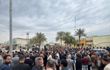 احتجاجات غاضبة في ميسان وبابل وكركوك