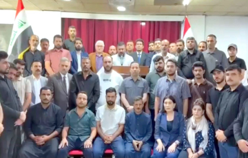 اللجنة التنسيقية للحوار الوطني واللجنة المركزية للاحتجاج في العراق: حصر السلاح بيد الدولة واستمرار حملة مكافحة الفساد
