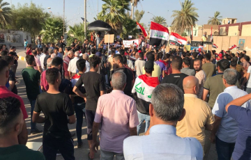 شيوعيو بابل يدينون منع المتظاهرين من الاحتجاج في ساحة الحرية