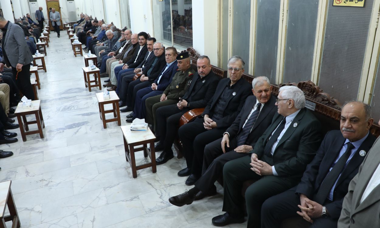 بحضور حاشد.. الشيوعي العراقي يقيم مجلس عزاء للرفيق الراحل حميد مجيد موسى (أبو داود)